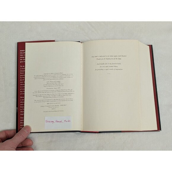 ❤️ Breaking Dawn – Signed by Stephenie Meyer ❤️ True First Edition / First Print - Picture 6 of 11